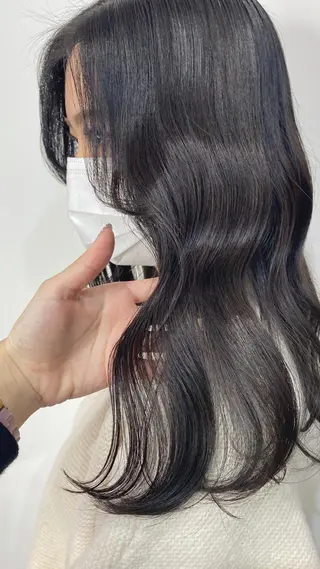 ロング カラー ヘアアレンジ ハイトーンカラー 🩷NANAのヘアスタイル
