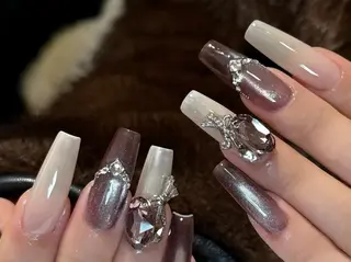 ネイル By moonネイル 🌷ワンホン/韓国風のネイルデザイン