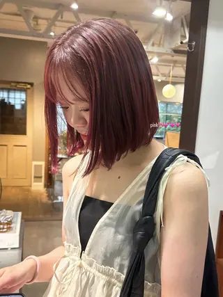 ショート カラー 暖色カラー/レイヤー 🌙 オノユリカのヘアスタイル