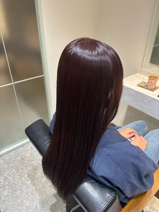 ロング 🌱大森柚紀🐇 縮毛矯正モデル募集中のヘアスタイル