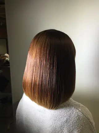 ミディアム セミロング ロング ツヤ髪専門美容師 桑原 和誠のヘアスタイル