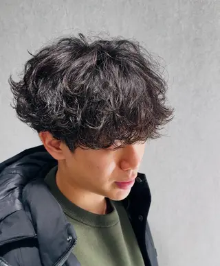 メンズ 👑駅近メンズサロン パーマ特化北千住👑のヘアスタイル