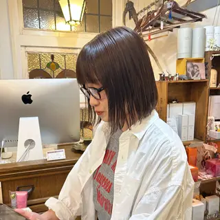 ショート パーマ BRITS 渡辺 菜々子のヘアスタイル