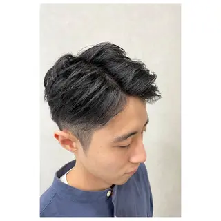 ショート カラー パーマ ヘアアレンジ メンズ キッズ TopStylist ✂︎ Azumaのヘアスタイル