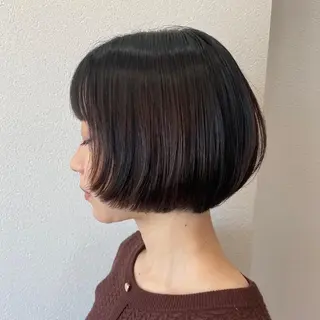 ミディアム カラー ボブ/髪質改善/ soiナカジママドリのヘアスタイル