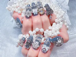 ネイル 🎀鈴音🎀 ワンホンネイルのネイルデザイン