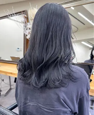 ロング 池袋🫧mio🫧 透明感ワンカラー🫧のヘアスタイル