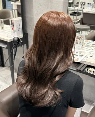 ロング カラー 馬渡 真輝のヘアスタイル