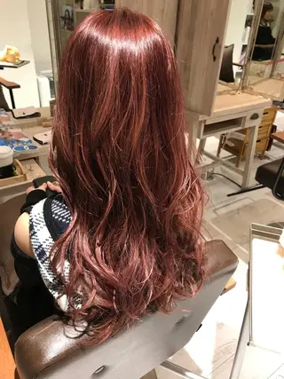 セミロング ミルクティーベージュ 山本勝志のヘアスタイル