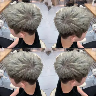 ショート カラー メンズ 縮毛/レイヤー 韓国/橋口のヘアスタイル