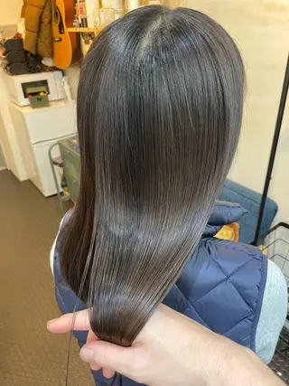 ロング カラー SUN GLOW  サングロウ所属・水素トリートメント／ 髪質改善/ナカノメのヘアスタイル