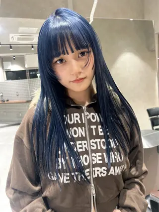 ショート nehus nagaoka所属・🖤複雑履歴ブリーチ Mizuki 🖤のヘアスタイル