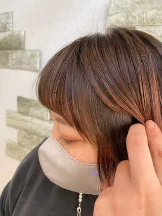 ミディアム ️🫧押上️🫧はな 🫧うる艶パーマのヘアスタイル