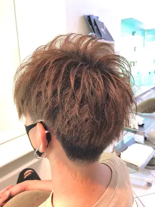 ショート メンズ 保住 亮太のヘアスタイル
