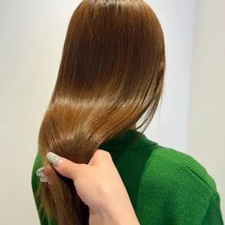 ロング カラー 髪質改善/縮毛矯正 艶カラー/珠聡のヘアスタイル