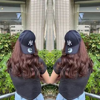 ロング カラー レイヤー/ボブ/ ミニボブ/AOIのヘアスタイル