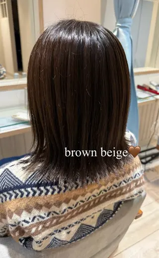 ミディアム カラー ブリーチモデル募集中 /minori💙のヘアスタイル