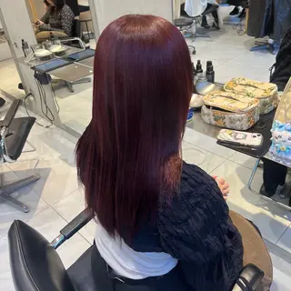 ロング ナミ🩶暗髪/暖色 ❤️/透明感/縮毛のヘアスタイル