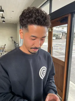 ショート パーマ メンズ メンズ🎱女性も歓迎 ✨🌵榊原崇文🌵のヘアスタイル