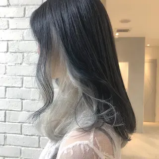 ロング カラー ORIKA 美容室のヘアスタイル