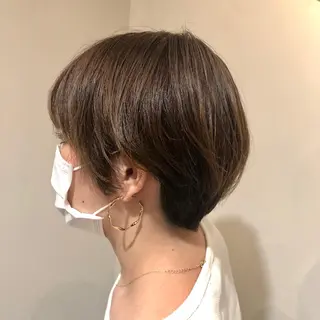 ショート 【脱白髪染め】【髪質 改善】仲井槙一のヘアスタイル