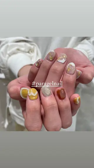 ネイル 淡色ネイル 🎀moeのネイルデザイン