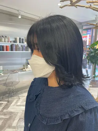 ミディアム カラー 🧁はるひ/ ZEST八王子🟡のヘアスタイル