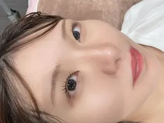 パーマ ネイルとまつ毛パーマ 束感仕上げ💕のネイルデザイン