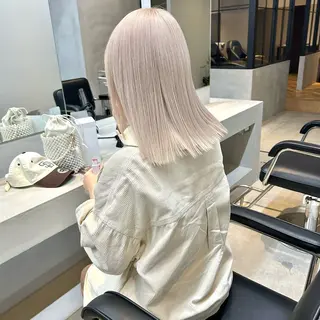 ミディアム カラー mood tatemachiのヘアスタイル