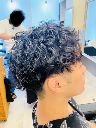 パーマ メンズ メンズ特化/パーマ/ フェードWATARUのヘアスタイル