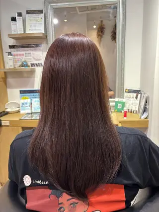 セミロング 山本 菜々美のヘアスタイル