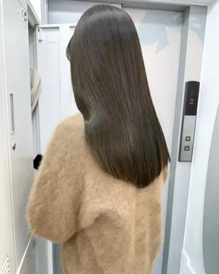 ロング カラー あおやぎ ななのヘアスタイル