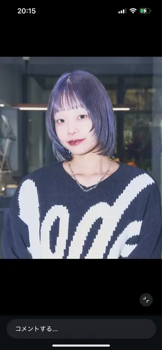 カラー ブリーチモデル募集 rinのヘアスタイル