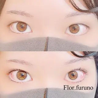 マツエク・マツパ アイブロウ Flor上大岡 *フルノ リナ*のマツエク・マツパデザイン