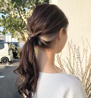 セミロング 恒松 大毅のヘアスタイル