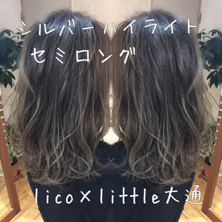 セミロング カラー 木下大地 HAIR Oneのヘアスタイル