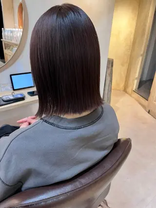 カラー 小浦 花澄のヘアスタイル