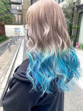 ロング カラー Chérie所属・Chérie 渋谷/カラーサロンのヘアスタイル