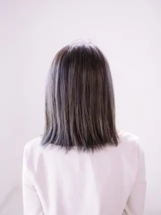 ミディアム カラー パーマ amie 高崎 【アミ】のヘアスタイル