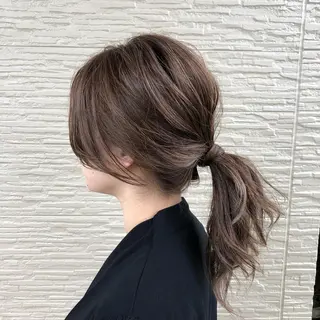 セミロング カラー ヘアアレンジ 4-rest garden （フォーレストガーデン）所属・金井 直樹のヘアスタイル