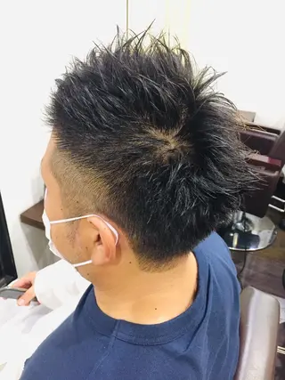 ショート メンズ 阿久津 泰幸のヘアスタイル