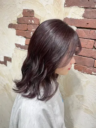 セミロング Calbari 中田 莉紗/奥州市水沢のヘアスタイル