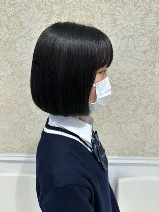 ミディアム パーマ 暖色系カラー🍊 オオネヨシナリのヘアスタイル