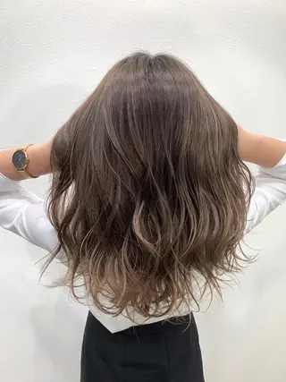 ロング カラー 酸性ストレート/ブリ ーチなし/中村 匠のヘアスタイル