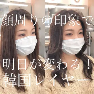 セミロング 【愛され小顔カット】 YOSHIKIのヘアスタイル