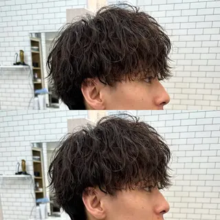 パーマ メンズ メンズ特化✂️ 小枝 優生のヘアスタイル