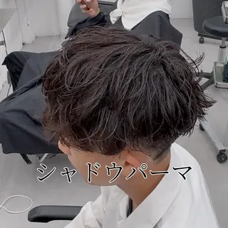 パーマ メンズ 💋ホワイトメッシュ /パーマ/メンズ💋のヘアスタイル