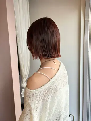 ショート カラー 武田美空🐇 ボブ/暖色カラー🌷のヘアスタイル