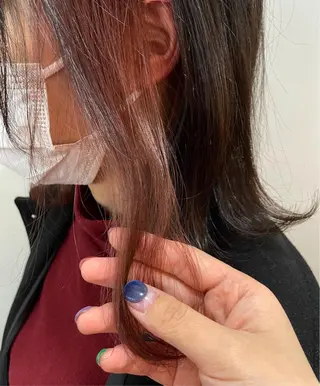 ミディアム 塔崎 りこのヘアスタイル