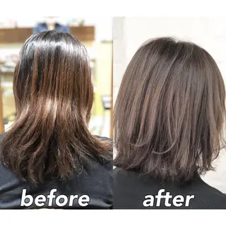 ショート カラー KIZU 髪質改善 オカルト怪談のヘアスタイル